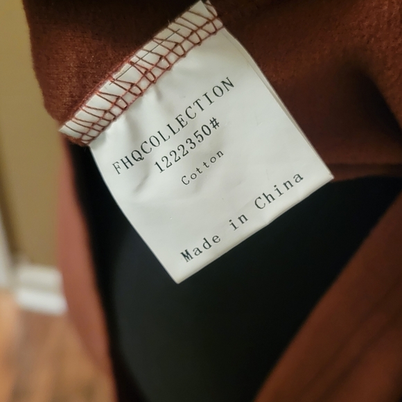 FHQ Collection Long Turtleneck Tunic with front asymetrical split, NWT - Picture 7 of 7